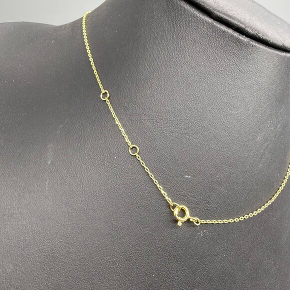 Local Eclectic Clear Rhinestone Heart Locket Pendant Chain Necklace Gold Tone - Picture 5 of 8